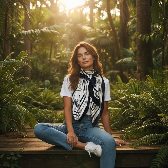 Decorative Scarf/Head Band - Picture 1 of 5